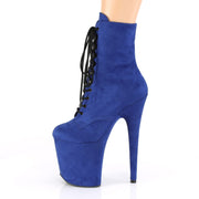 FLAMINGO-1020FS Royal Blue Faux Suede/Royal Blue Faux Suede Ankle Boot Pleaser US Size (Women's): 5