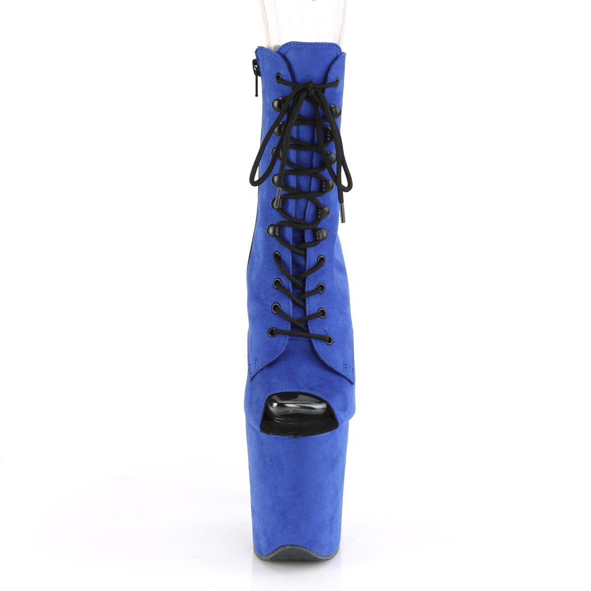 FLAMINGO-1021FS Royal Blue Faux Suede Ankle Boot Pleaser