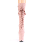 FLAMINGO-1050FS Dusty Blush F. Suede/Dusty Blush F.Suede Mid-Calf Boot Pleaser US Size (Women's): 5