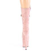 FLAMINGO-1050FS Dusty Blush F. Suede/Dusty Blush F.Suede Mid-Calf Boot Pleaser US Size (Women's): 5