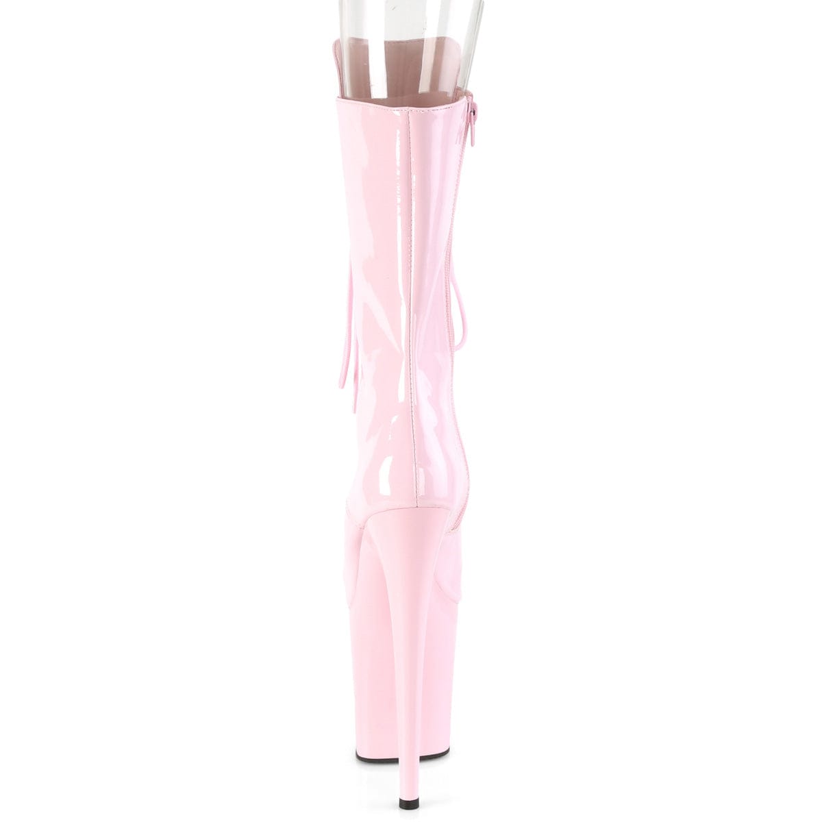 FLAMINGO-1051 Baby Pink Patent/Baby Pink Mid-Calf Boot Pleaser US Size (Women's): 5