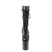 FLAMINGO-1051WR Black Faux Leather/Black Faux Leather Mid-Calf Boot Pleaser US Size (Women's): 5