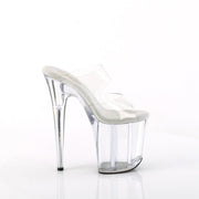 FLAMINGO-802 Clear/Clear Slide Pleaser US Size (Women's): 5