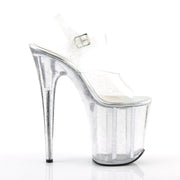 FLAMINGO-808MMG Clear/Clear Platform Sandal Pleaser US Size (Women's): 5
