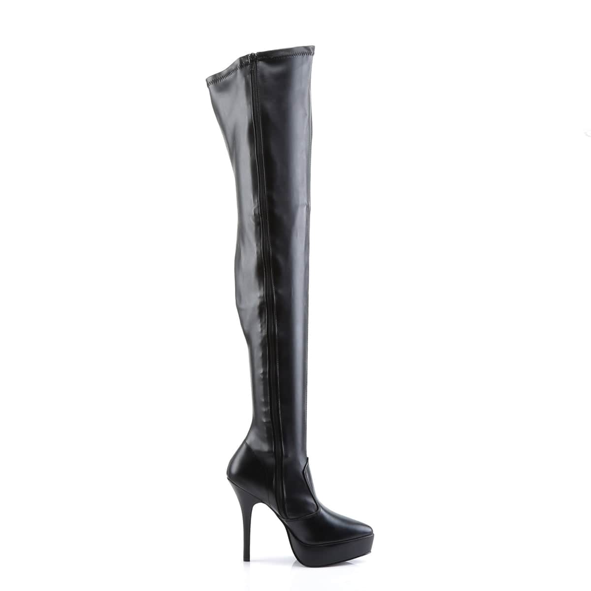 INDULGE-3000 Black Stretch Pu CURRENT Devious US Size (Women's): 6