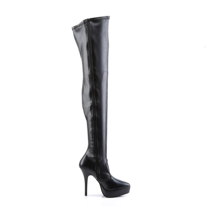 INDULGE-3000 Black Stretch Pu Devious