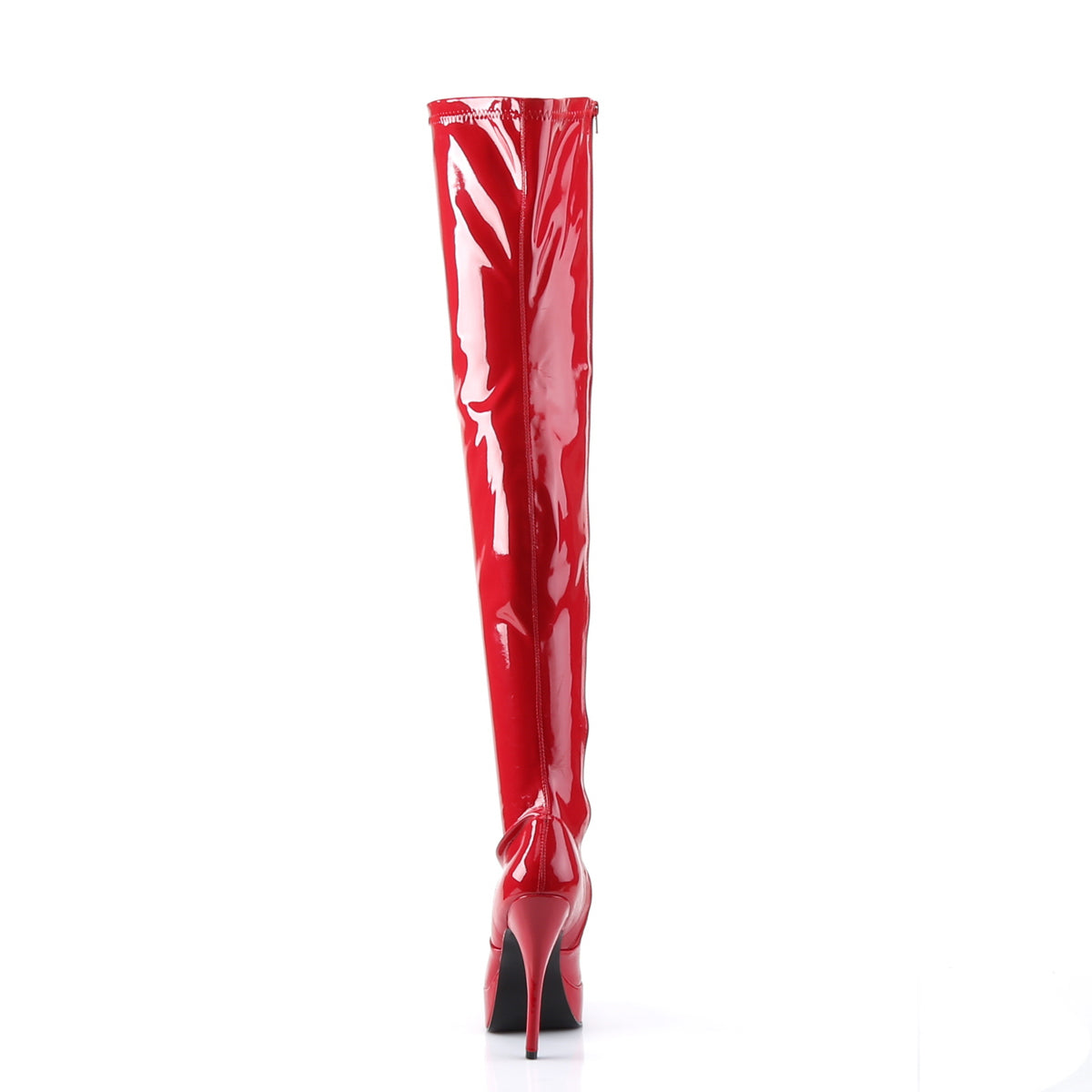 INDULGE-3000 Red Stretch Patent Devious