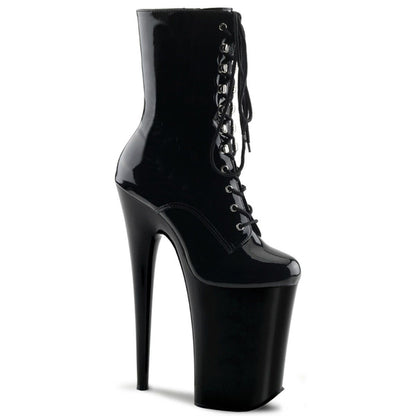INFINITY-1020 Black Ankle Boot Pleaser