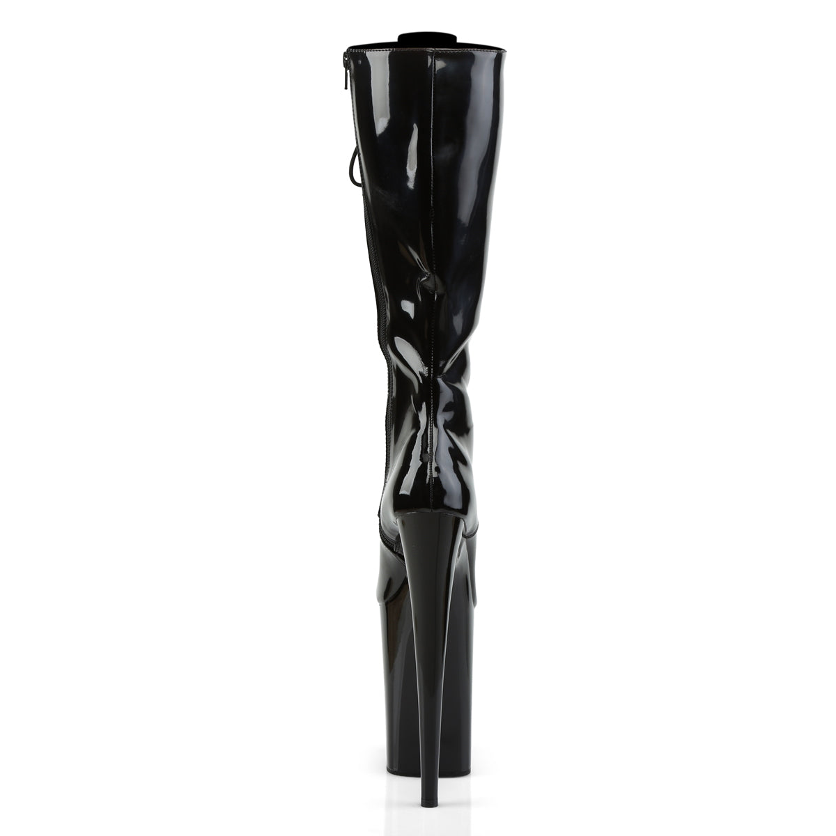 INFINITY-2020 Black Patent Knee Boot Pleaser