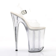 INFINITY-908MG Clear/Clear Platform Sandal Pleaser US Size (Women's): 5