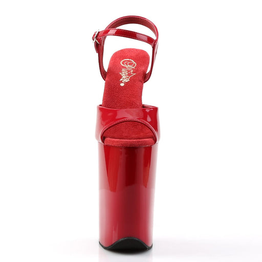 INFINITY-909 Red/Red Platform Sandal Pleaser US Size (Women's): 5