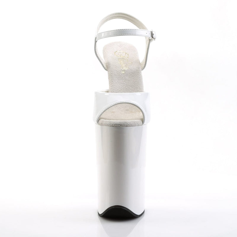 INFINITY-909 White/White Platform Sandal Pleaser US Size (Women's): 5