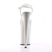 INFINITY-909 White/White Platform Sandal Pleaser US Size (Women's): 5