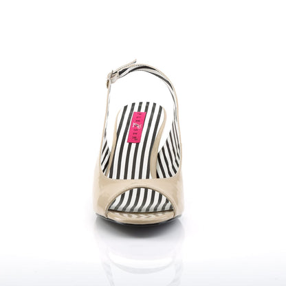 JENNA-02 Cream Patent Pleaser Pink Label