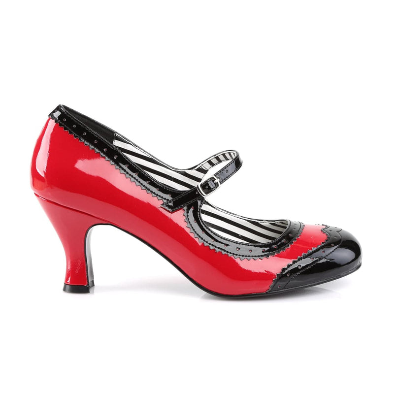 JENNA-06 Red-Black Patent CURRENT Pleaser Pink Label US Size (Women's): 9