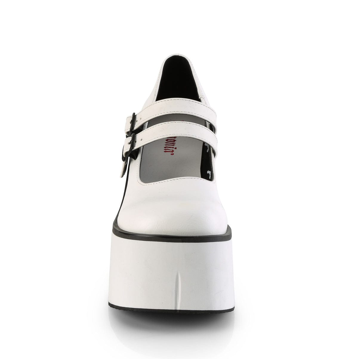 KERA-08 White Vegan Leather Mary Janes Demonia US Size (Women's): 5