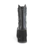 KERA-130 Black Vegan Leather Calf Boot Demonia US Size (Women's): 5