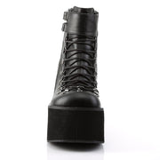 KERA-21 Black Vegan Leather Ankle Boot Demonia US Size (Women's): 5
