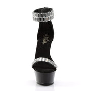 KISS-269RS Black/Black Platform Sandal Pleaser US Size (Women's): 5