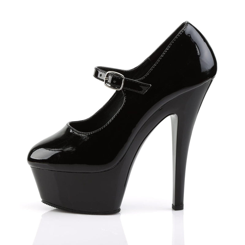 KISS-280 Black Patent/Black Mary Janes Pleaser US Size (Women's): 5