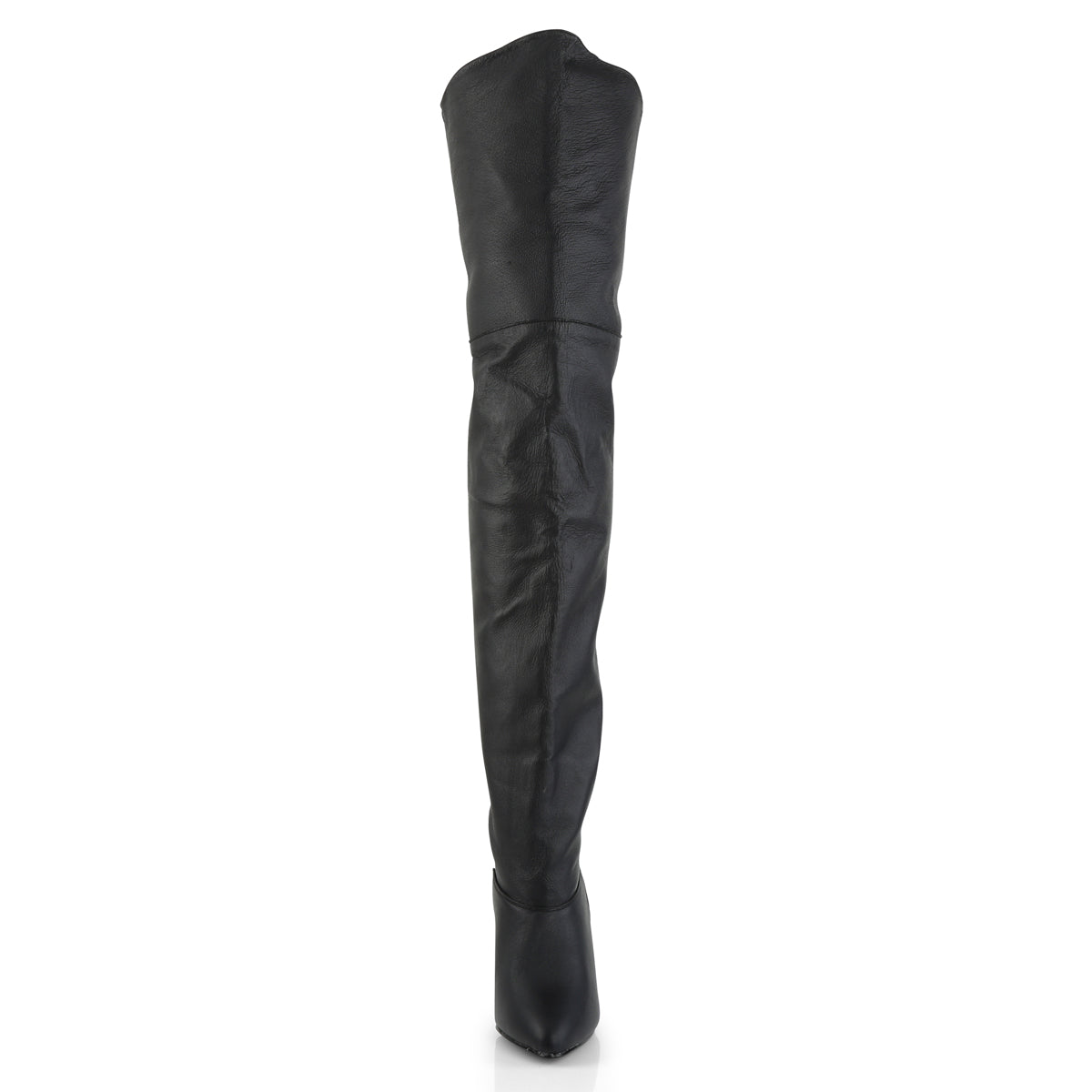 LEGEND-8868 Black Leather (P) Thigh Boot Pleaser