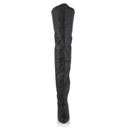 LEGEND-8868 Black Leather (P) Thigh Boot Pleaser US Size (Women's): 5