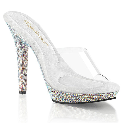 LIP-101DM Clear/ Silver Multi Rhinestone Fabulicious