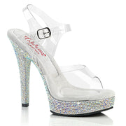 MAJESTY-508DM Clear Sandals COMINGSOON Fabulicious US Size (Women's): 5