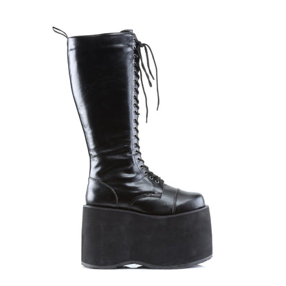MEGA-602 Black Pu Knee Boot Demonia