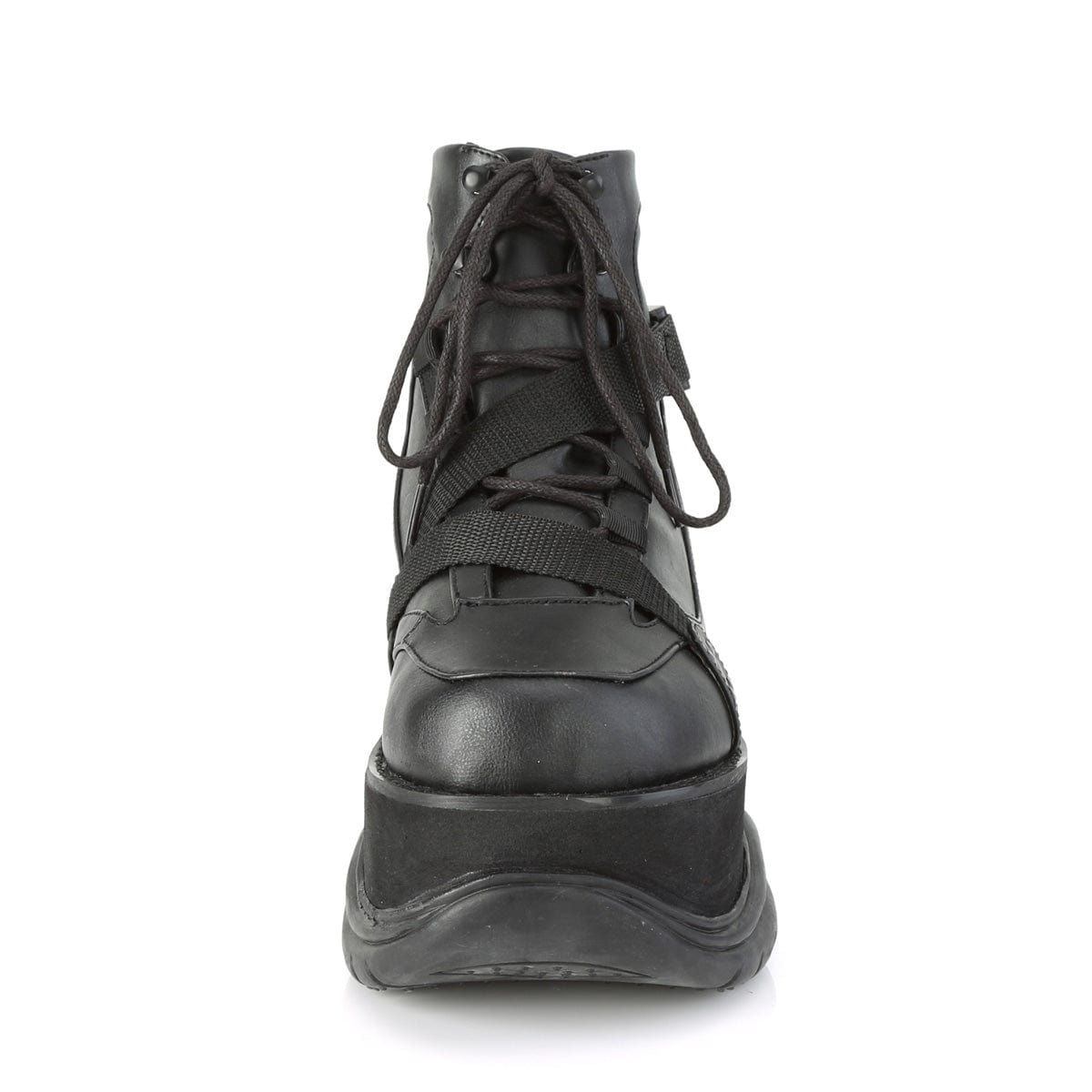 NEPTUNE-181 Black Vegan Leather Ankle Boot Demonia US Size (Unisex/Men's): 4