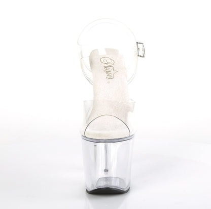 RADIANT-708 Clear Platform Sandal Pleaser