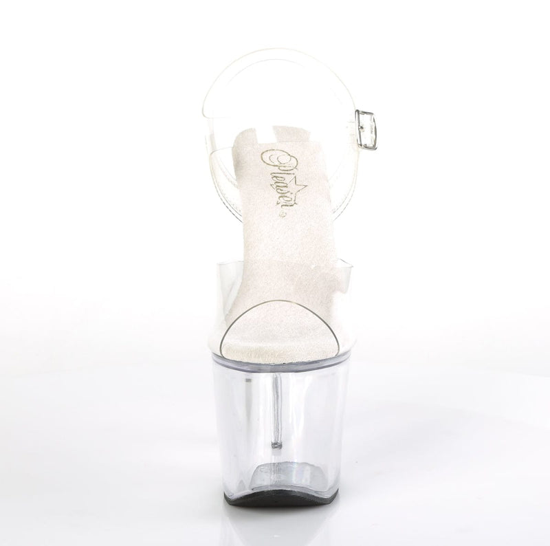 RADIANT-708 Clear/Clear Platform Sandal Pleaser US Size (Women's): 5