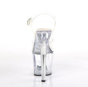 RADIANT-708 Clear/Clear Platform Sandal Pleaser US Size (Women's): 5