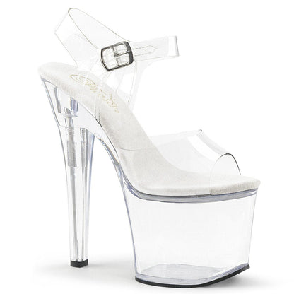 RADIANT-708 Clear Platform Sandal Pleaser