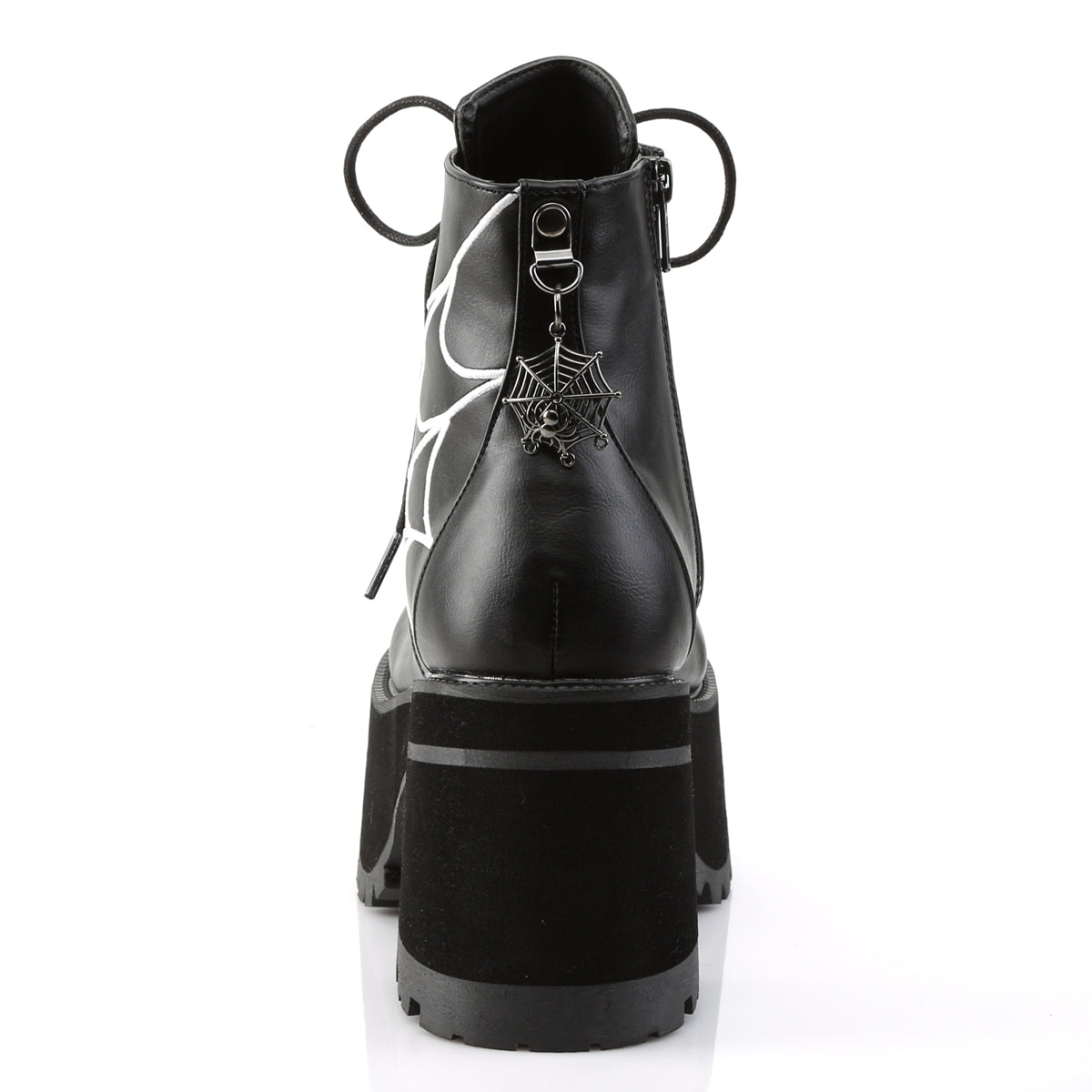 RANGER-105 Black Vegan Leather Ankle Boot Demonia