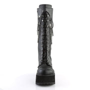 RANGER-303 Black Faux Leather Knee Boot Demonia US Size (Unisex/Men's): 4