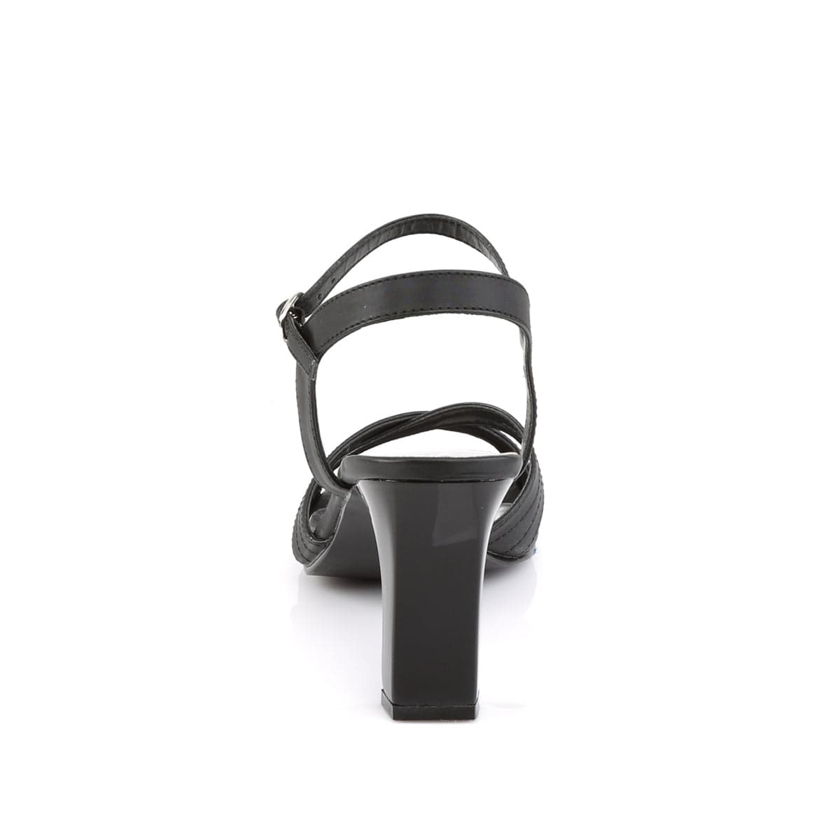 ROMANCE-313 Black Satin Pu CURRENT Fabulicious US Size (Women's): 5