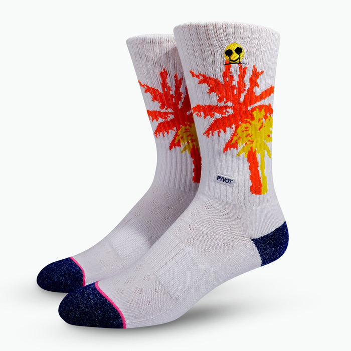 Re:Lax Sunset Palms (Knitplus+) Socks