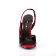 SEDUCE-117 Black-Red Patent Sandal Pleaser US Size (Women's): 5