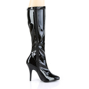 SEDUCE-2000 Black Stretch Patent Knee Boot Pleaser US Size (Women's): 6