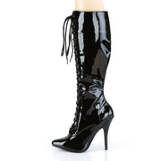 SEDUCE-2020 Black Patent Knee Boot Pleaser US Size (Women's): 6