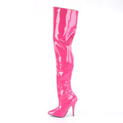SEDUCE-3010 Hot Pink Patent Thigh Boot Pleaser US Size (Women's): 6