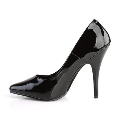 SEDUCE-420 Black Patent Pump Pleaser