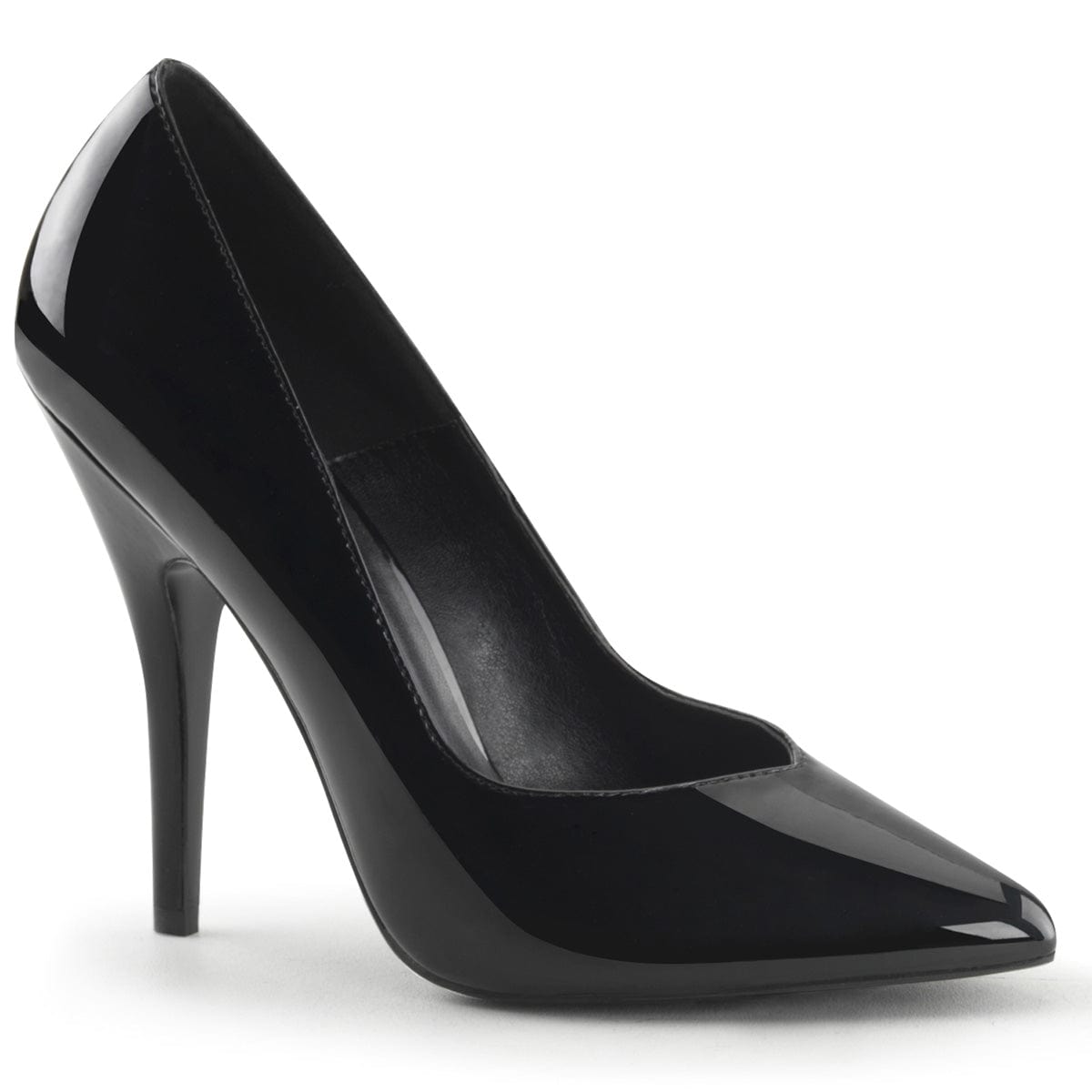 SEDUCE-420V Black Patent Pump Pleaser