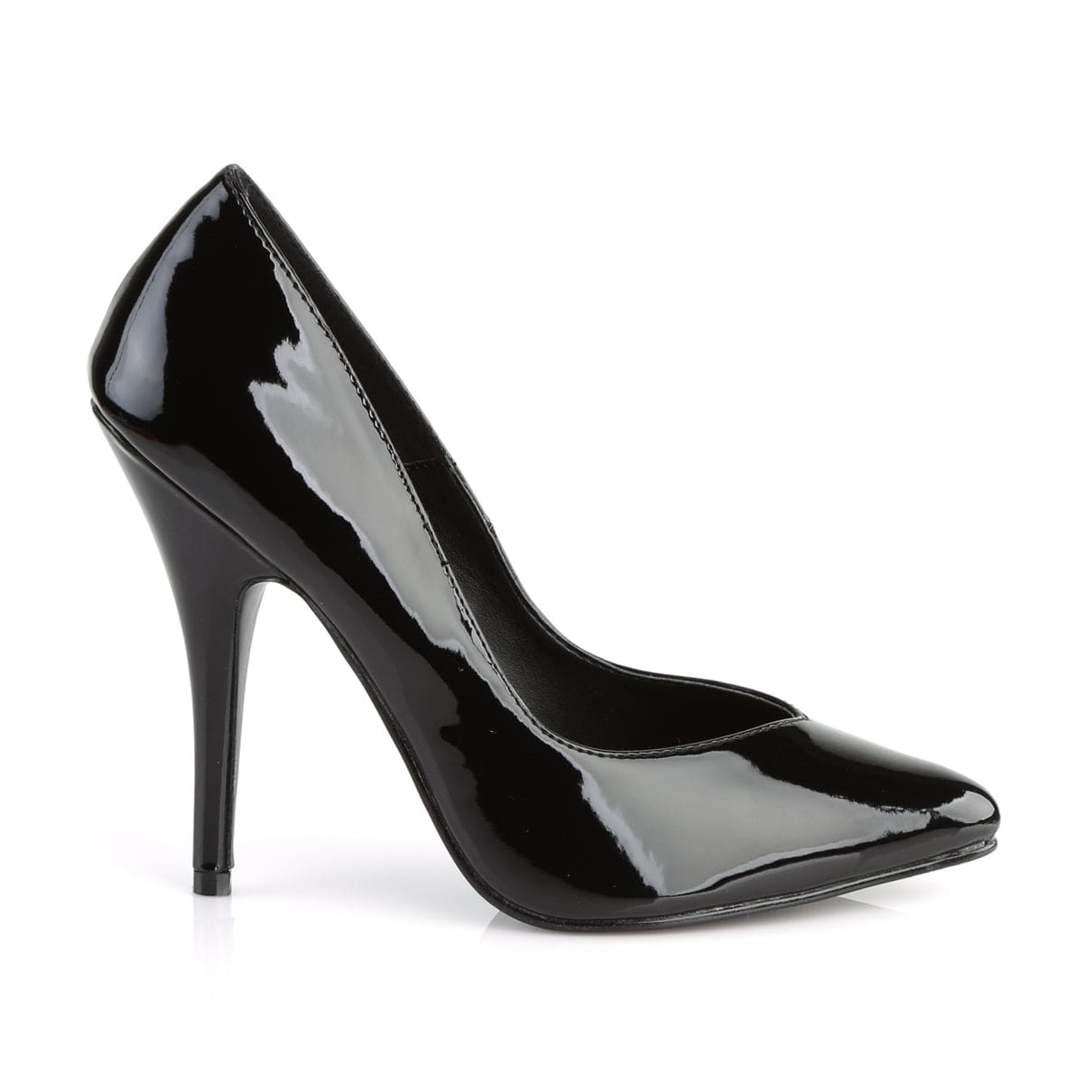 SEDUCE-420V Black Patent Pump Pleaser