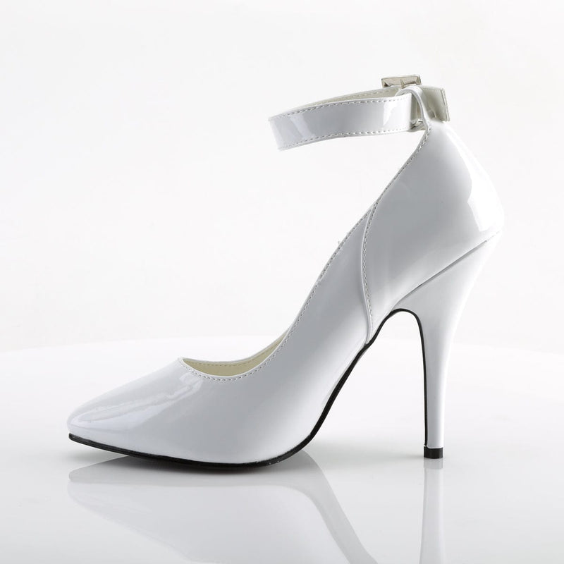 SEDUCE-431 White Patent Pump Pleaser US Size (Women's): 5