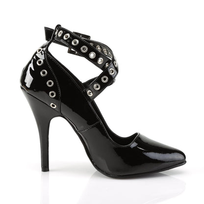 SEDUCE-443 Black Patent Pump Pleaser