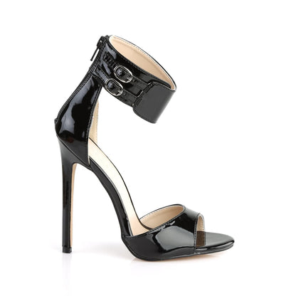 SEXY-19 Black Patent Sandal Pleaser