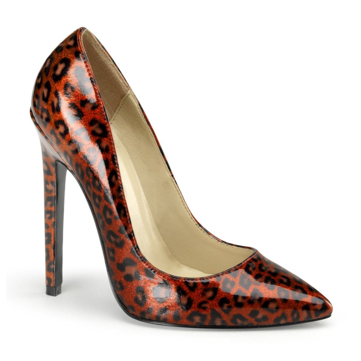 SEXY-20 Red Pearlized Patent Pump Pleaser
