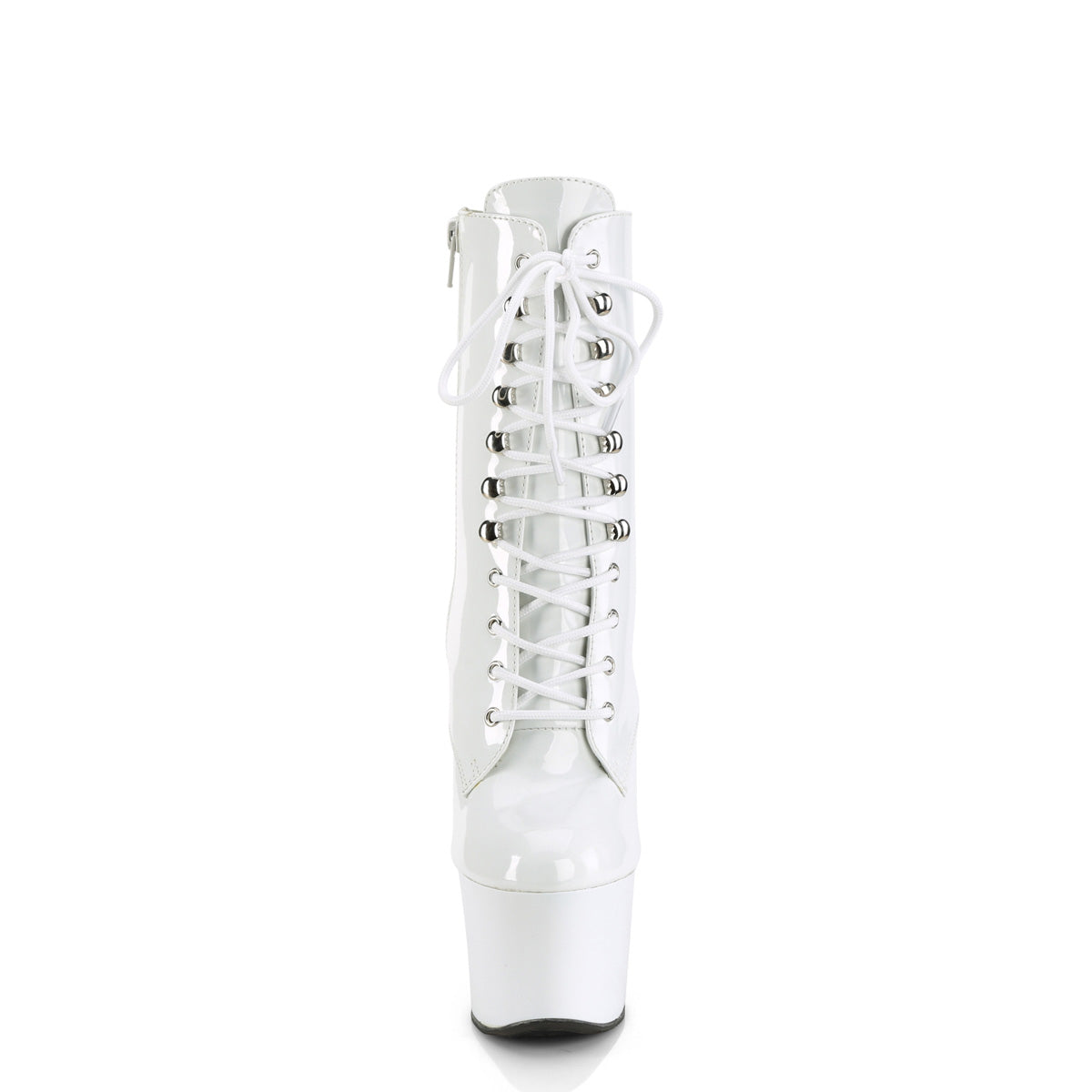 SKY-1020 White Patent Ankle Boot Pleaser